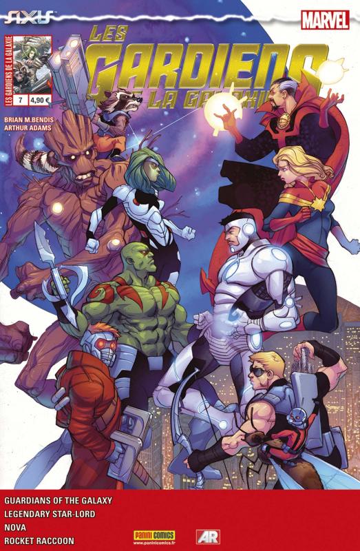 Les Gardiens de la Galaxie (revue) T7 : Gardiens de la Galaxie / Avengers  (0), comics chez Panini Comics de Duggan, Humphries, Bendis, Lopez, Schiti,  Adams, Young, Baldeon, Parker, Medina, Curiel, Mounts