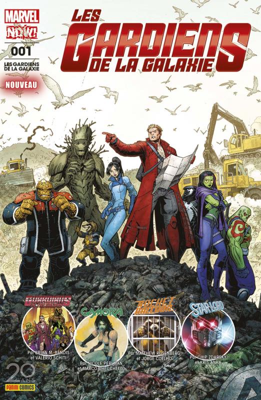 Les Gardiens de la Galaxie Vol. 3 : Star-Lord et son équipe en couverture  d'Empire !