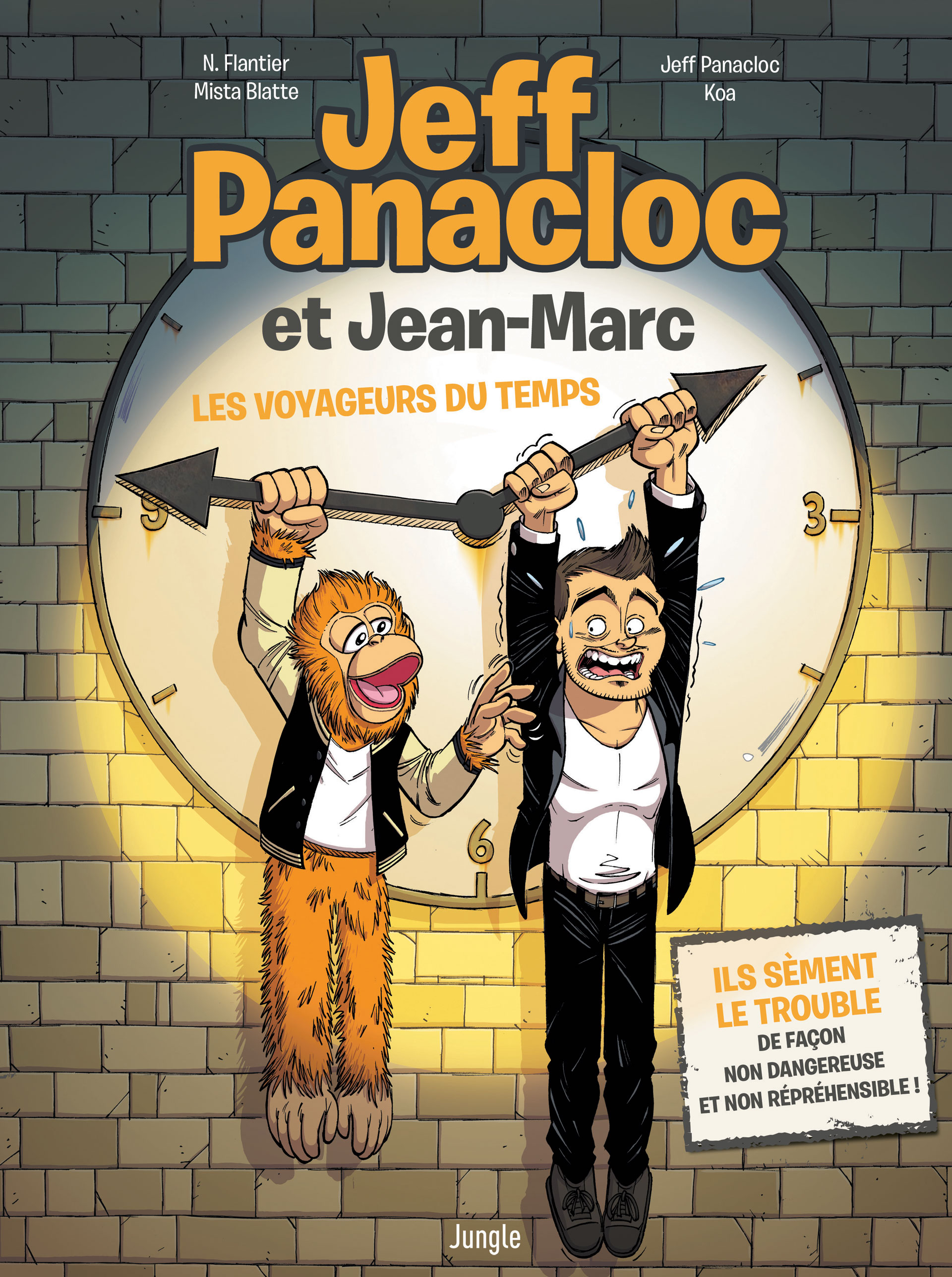 Jeff Panacloc - Marionnette à main de ventriloque Jean-Marc