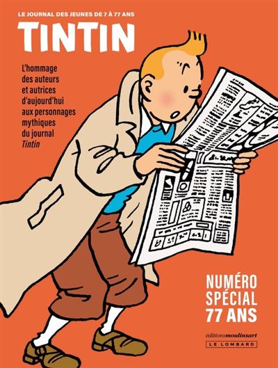 Journal Tintin : Spécial 77 ans (0), bd chez Le Lombard de Collectif