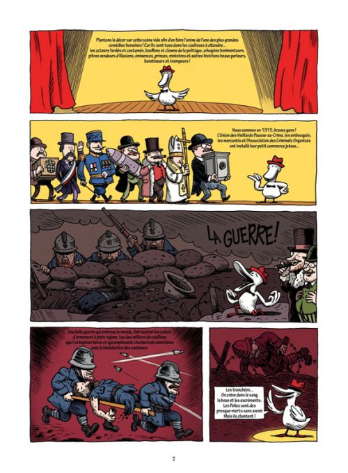 L'Incroyable histoire du Canard Enchainé, bd chez Les arènes de Convard, Magnat