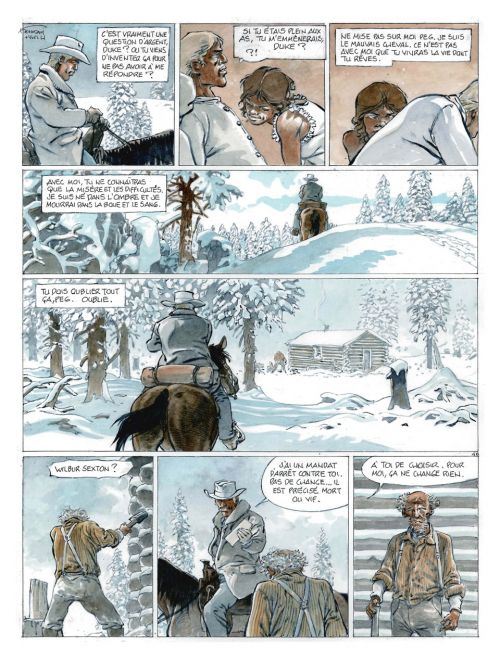 La boue et le sang, tome 4 de la série de BD Wild West - Éditions