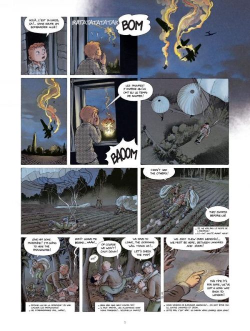 Les Enfants de la Résistance T7 : Tombés du ciel (0), bd chez Le Lombard de  Dugomier, Ers