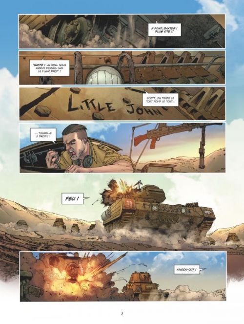 El Alamein : De sable et de sang (0), bd chez Glénat de Lamy