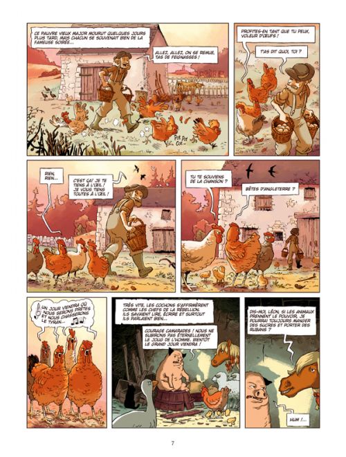 La Ferme des animaux, bd chez Delcourt de Rodolphe, Le Sourd