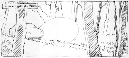 © Alexis Robin - storyboard Borderline tome 2